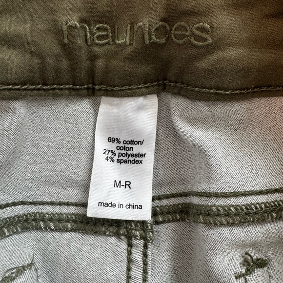 Maurices Olive Green Jeggings - Picture 3 of 3